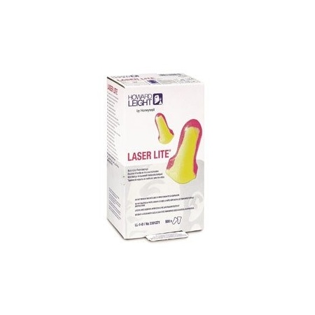 Honeywell Howard Leight Disposable Polyurethane Foam Ear Plugs, Contoured T-shape Shape, 32 decibel, 32, magenta and yellow LL-1-D